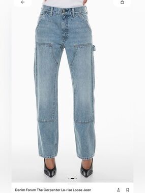 Denim Forum Black Wash Carpenter Jeans (size 26)